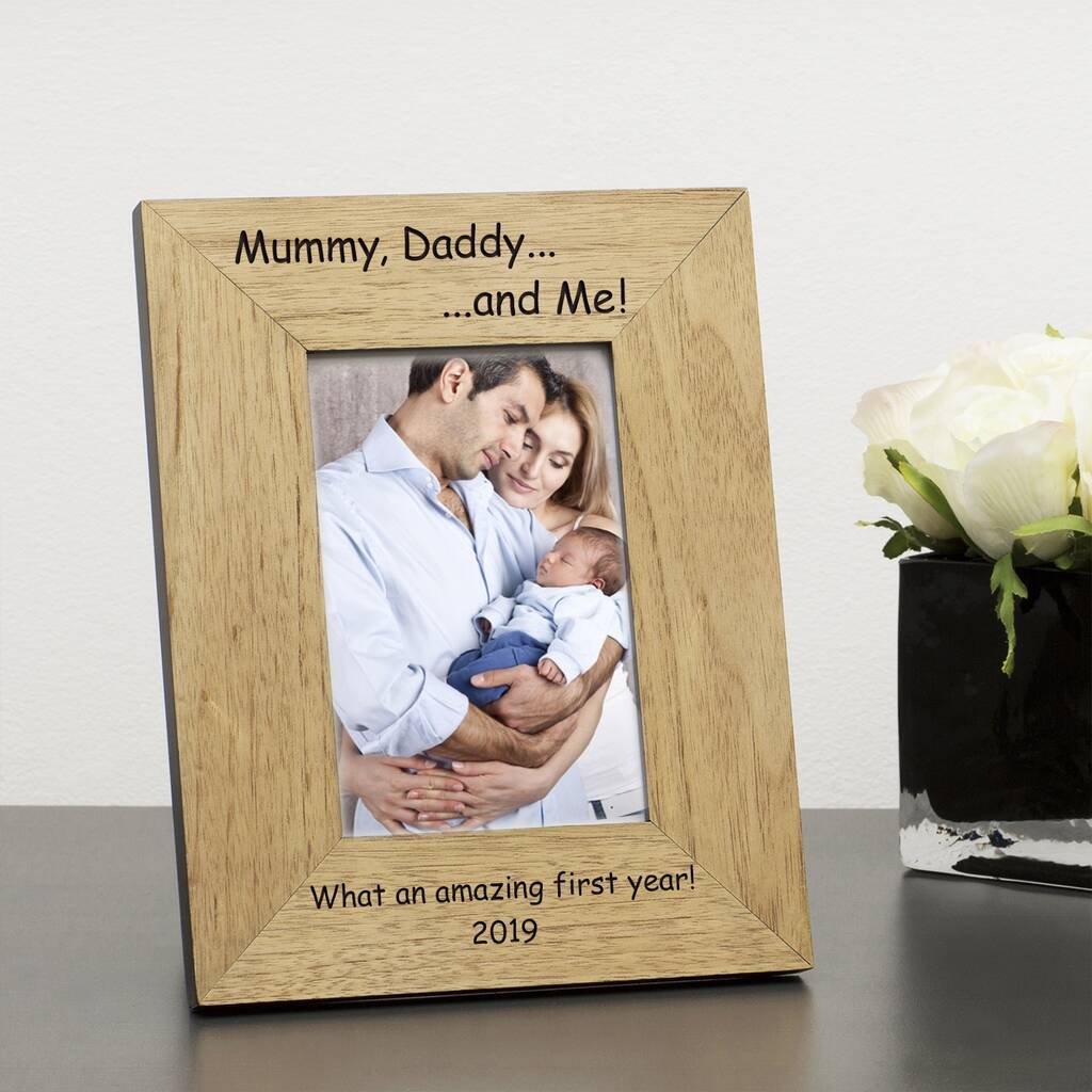 Personalised New Baby Photo Frames By BabyFish