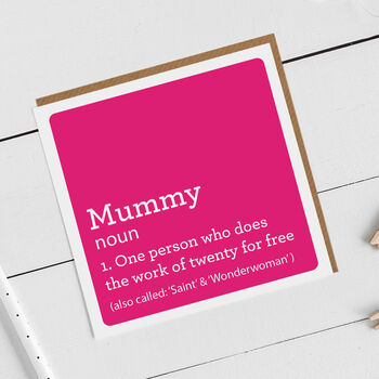 Funny Definition Mum Card, 2 of 6
