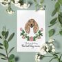 Personalised Afghan Hound Christmas Card For Dog Owner, thumbnail 11 of 12