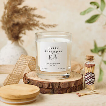 Personalised Birthday Candle Gift With Name, 2 of 4