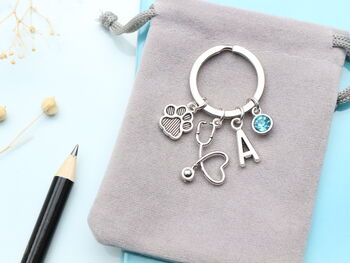 Personalised Veterinary Keyring Vet Thank You Gift, 6 of 11