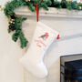 Personalised Robin Christmas Stocking. Special Delivery, thumbnail 1 of 6