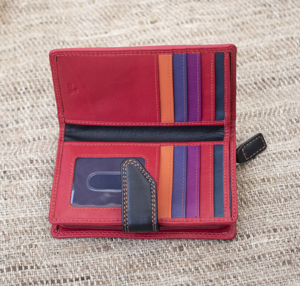 CYANB Soft Leather Trifold Multi Card Holder Wallet, India | Ubuy