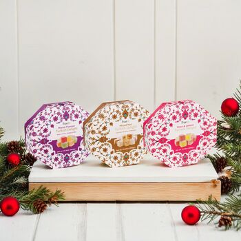 Christmas Triple Turkish Delight Set, 6 of 9