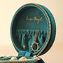 Starry Night Velvet Mini Round Jewellery Case, thumbnail 10 of 12