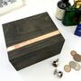 Personalised Wooden Onyx Cufflink Box, thumbnail 2 of 9