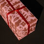 Cherry Blossom And Cranberry Botanical Wrapping Paper, thumbnail 1 of 4