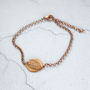 'Be True To Yourself' Engraved Disc Bracelet, thumbnail 3 of 5