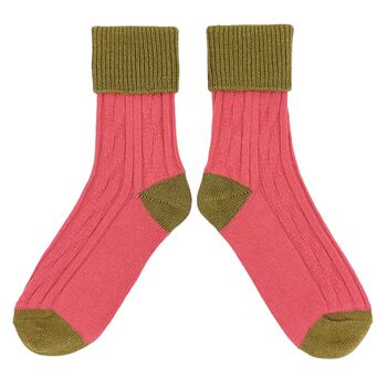 Cashmere Blend Slouch Socks, 12 of 12