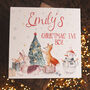 Personalised Winter Animals Wooden Christmas Eve Box, thumbnail 1 of 6