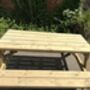 Heavy Duty Garden/Pub Picnic Table With Traditional Top, thumbnail 6 of 7