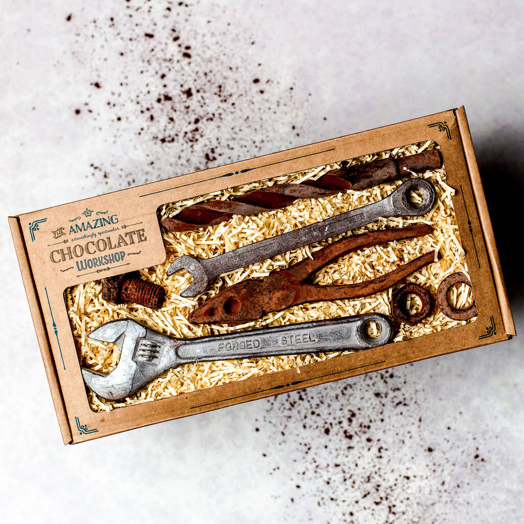 Personalised Grandad Chocolate Tool Kit Gift Box By The Amazing
