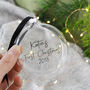 1st Christmas Flat Bauble For Boys And Girls, thumbnail 2 of 4