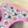 Pink Flower And Bee Dog Harness, thumbnail 4 of 10