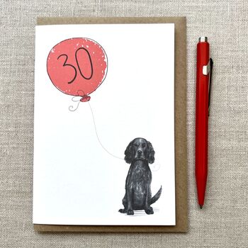 Personalised Cocker Spaniel Birthday Card, 7 of 12