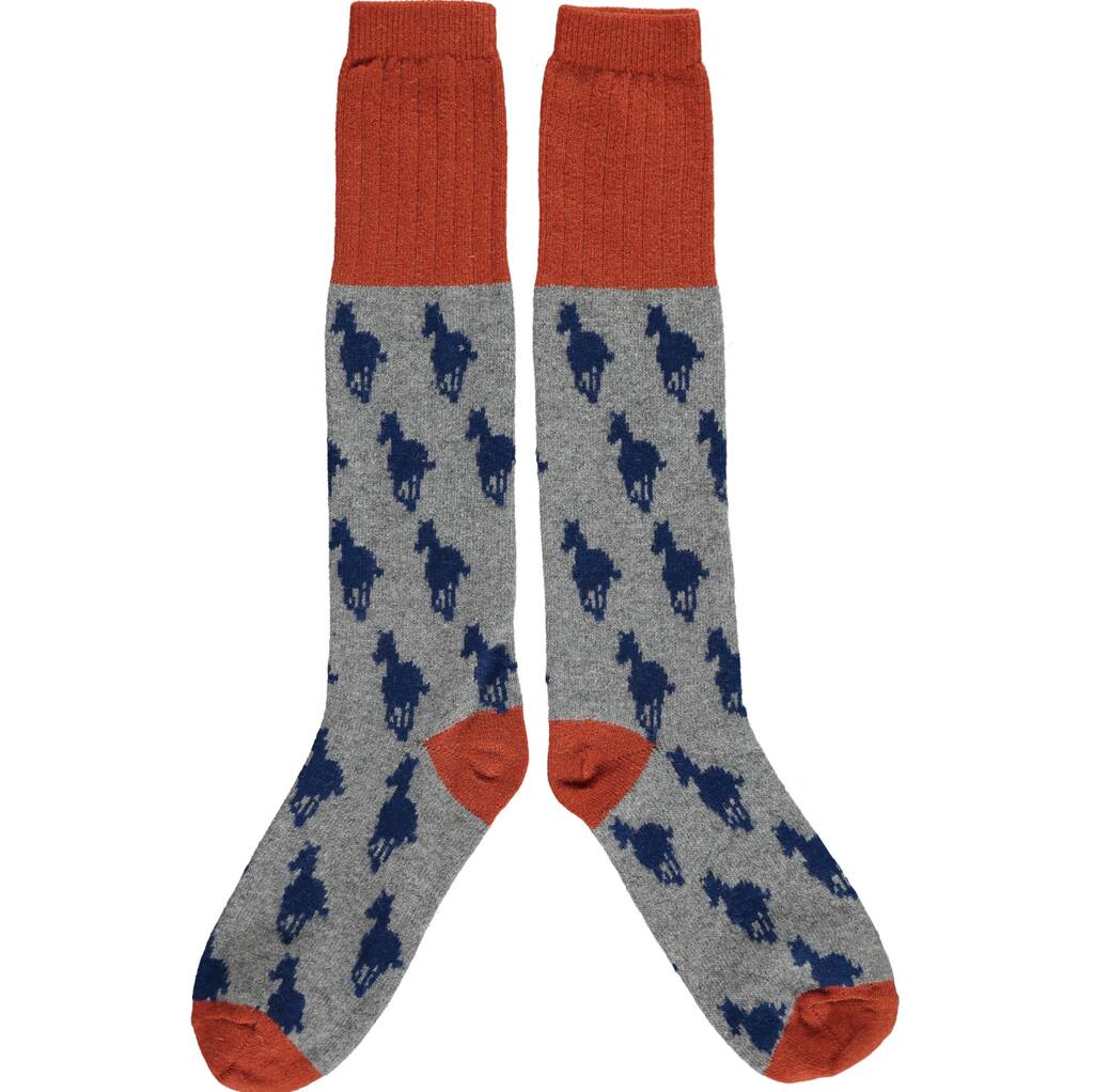 Ladies Soft Lambswool Socks : Animal By Catherine Tough ...