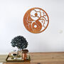 Metal Wall Art Yin Yang Symbol With Tree Branches, thumbnail 8 of 12