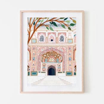 Amber Palace Jaipur, India Travel Art Print, 2 of 7