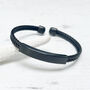 Titanium Double Banded Steel Bracelet | Men's Gift, thumbnail 6 of 9