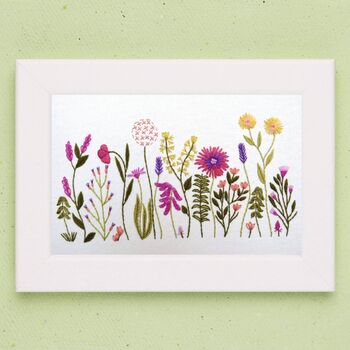 Meadow Flowers Hand Embroidery Kit, 8 of 8