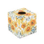 Wooden Yellow Daffodil Tissue Box Cover, thumbnail 2 of 3