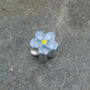 Forget Me Not Blue Flower Bracelet Charm, thumbnail 2 of 5