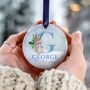 Personalised New Baby Name Initial Christmas Decoration, thumbnail 6 of 6