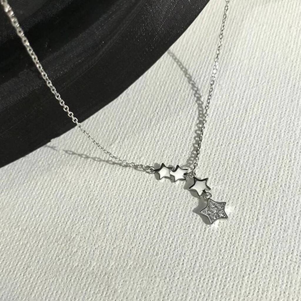 Sterling Silver Shooting Star Necklace By Diamond Affair ...