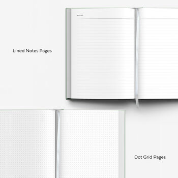 2026 Sage Green Week To View Personalised A5 Diary, 10 of 10
