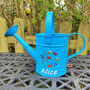 Personalised Metal Watering Can In Blue Or Green, thumbnail 1 of 2