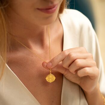 18ct Gold Aphrodite Goddess Of Love Necklace, 7 of 7