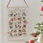 Personalised Reusable Fabric Christmas Advent Calendar, thumbnail 1 of 4