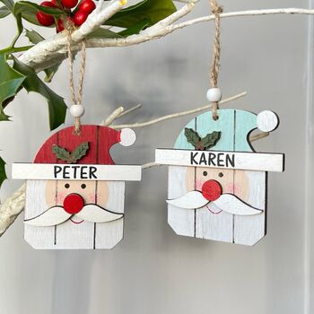 Personalised Christmas Character Hanging Decoration, 3 of 4