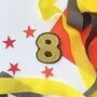 Glitter, Number Shaped Birthday Badge, thumbnail 4 of 6
