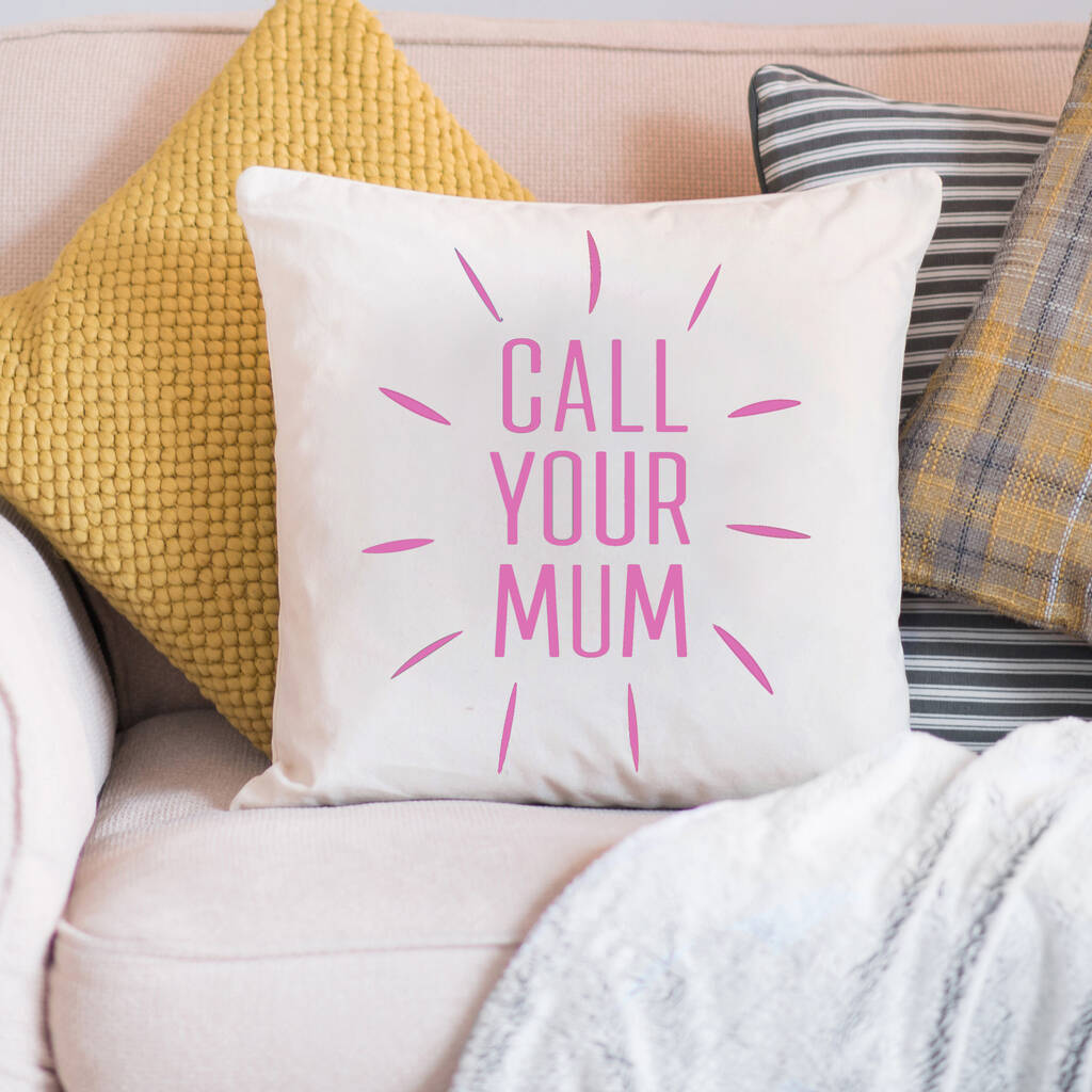 personalised-call-your-mum-cushion-by-the-letteroom