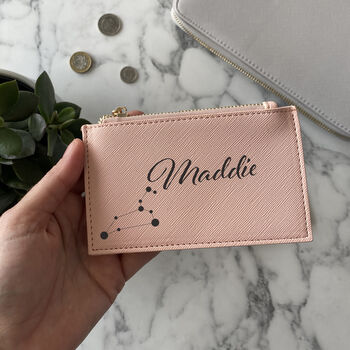 Personalised Zodiac Star Constellation Coin Purse, 3 of 6