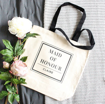 Bridal Party Luxury Wedding Tote Bags, 5 of 5