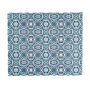 Blue Turkish Flower Compact Handbag Mirror And Cloth, thumbnail 5 of 8
