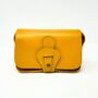 Noah Crossbody Wallet Bag Mini Shoulder Bag In Canary Yellow, thumbnail 3 of 7