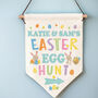 Personalised Egg Easter Hunt Hanging Sign, thumbnail 1 of 3
