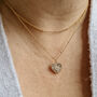 Dainty Heart Charm Layering Necklace, thumbnail 2 of 3