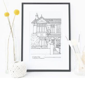Personalised House Sketch, 3 of 12