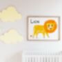 Personalised Lion Children's Print, thumbnail 1 of 5