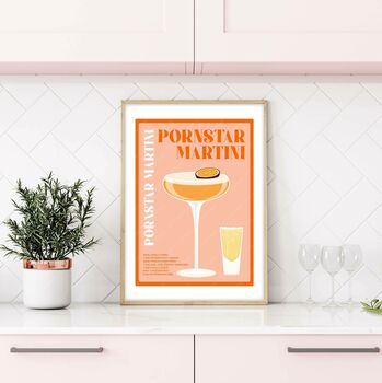 Pornstar Martini Cocktail Print, 2 of 7