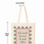 We Could Be Nice To Each Other Tote Bag, thumbnail 2 of 3