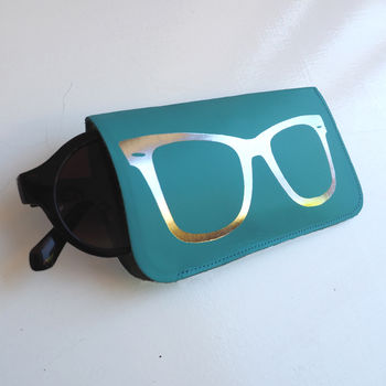 Foiled Leather Sunglasses Case, 4 of 9