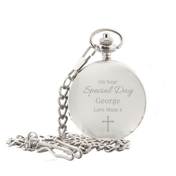 Personalised Religious Pocket Watch Gift For Child, 2 of 2