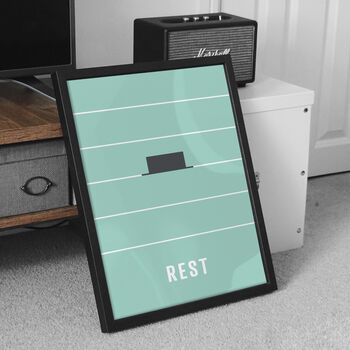 Minim Note Rest Print | Music Theory Poster, 5 of 10