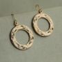 Grape Vine Hoop Earrings, thumbnail 1 of 5