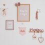 Bow Initial Banner Personalised Nursery Decor, thumbnail 6 of 7